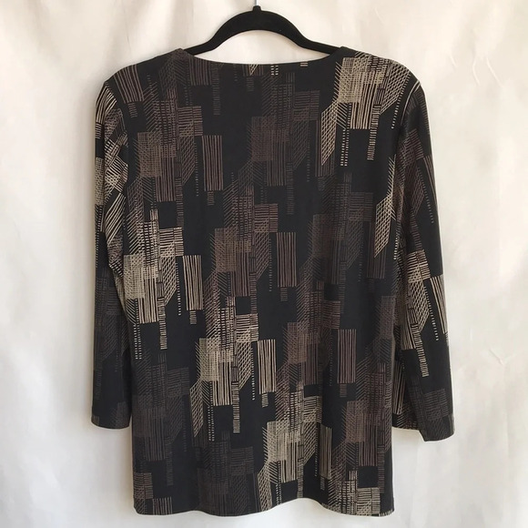 Liz Claiborne easy care 3/4-sleeve blouse, size L - Picture 6 of 9